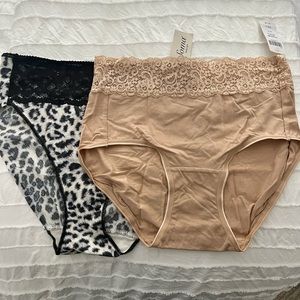 NWT!!!  2 pcs. Soma brief size Small (6-7)